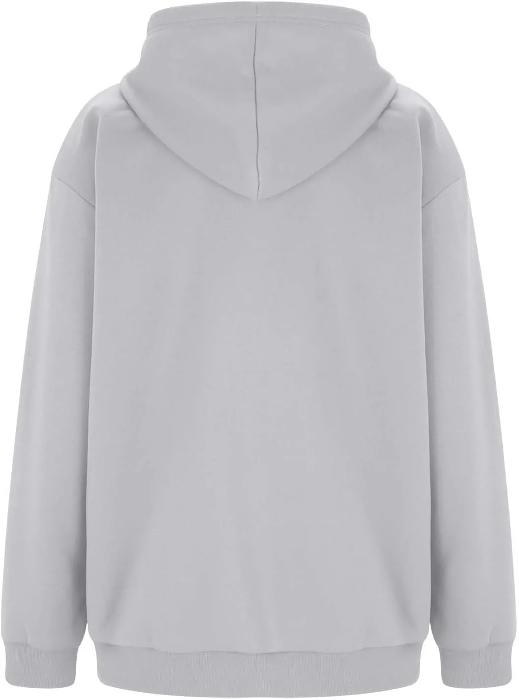Zip Up Hoodie Women Oversized Fleece Jacket Drawstring Cute Hoodies Y2k Lightweight Fall Sweatshirts with Pockets