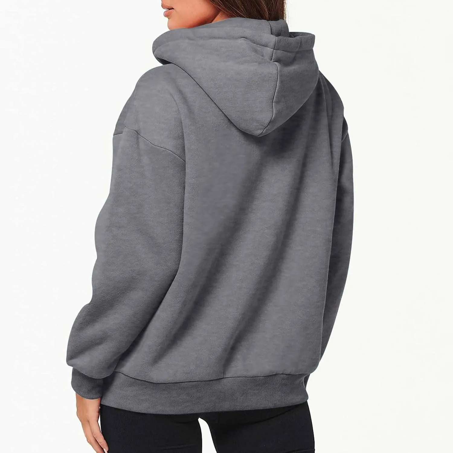 Zip Up Hoodies Women 2023 Fall Fashion Oversized Sweatshirt Y2k Sweaters Pullover Cute Teen Girl Jacket Trendy Winter Clothes